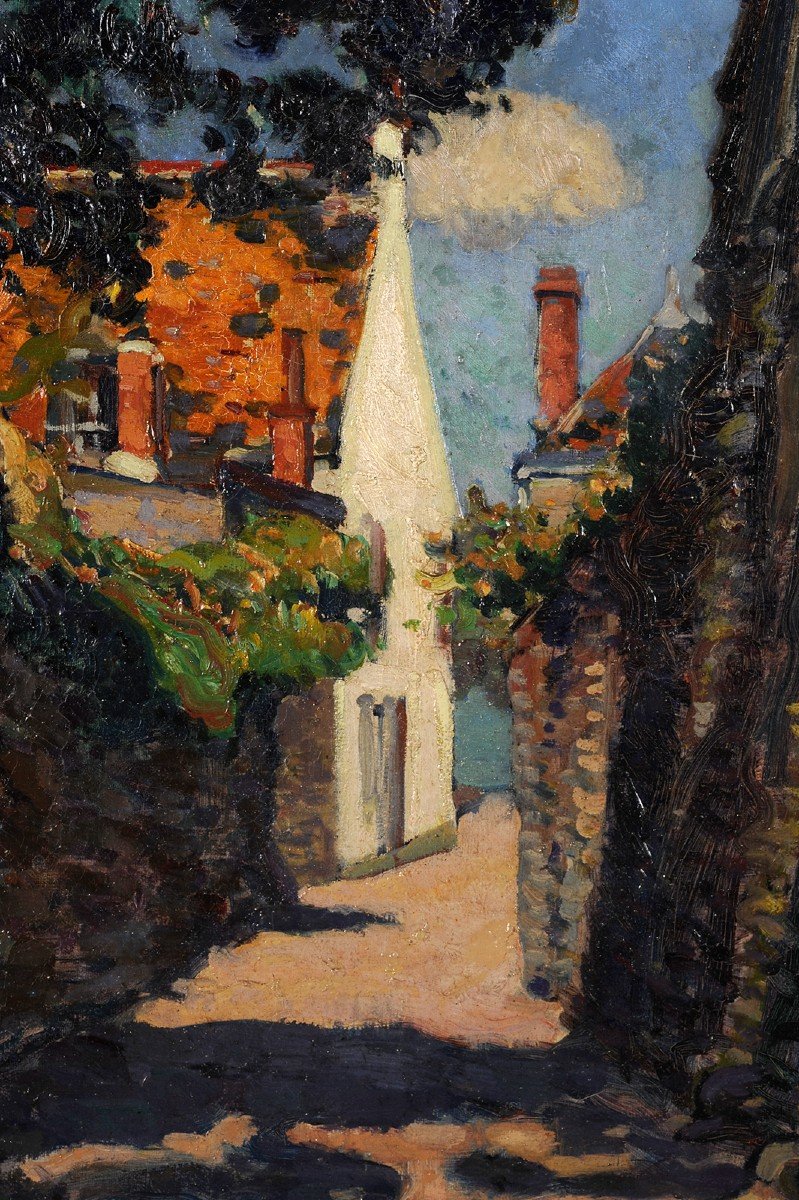 René Laforest (1893-1972) Old Street Of Périgueux Dordogne-photo-3