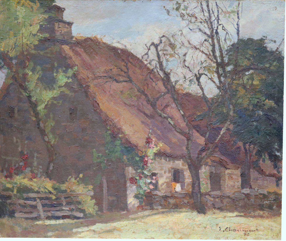 René Laforest (1893-1972) Chaumière en Corrèze-photo-1