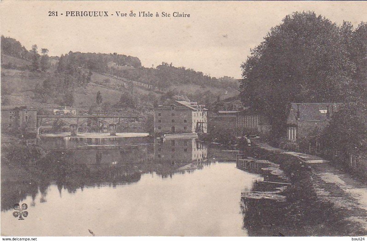 Gilbert-privat (1892-1969) The Cachepur And Saint Claire Mills In Périgueux Dordogne-photo-2