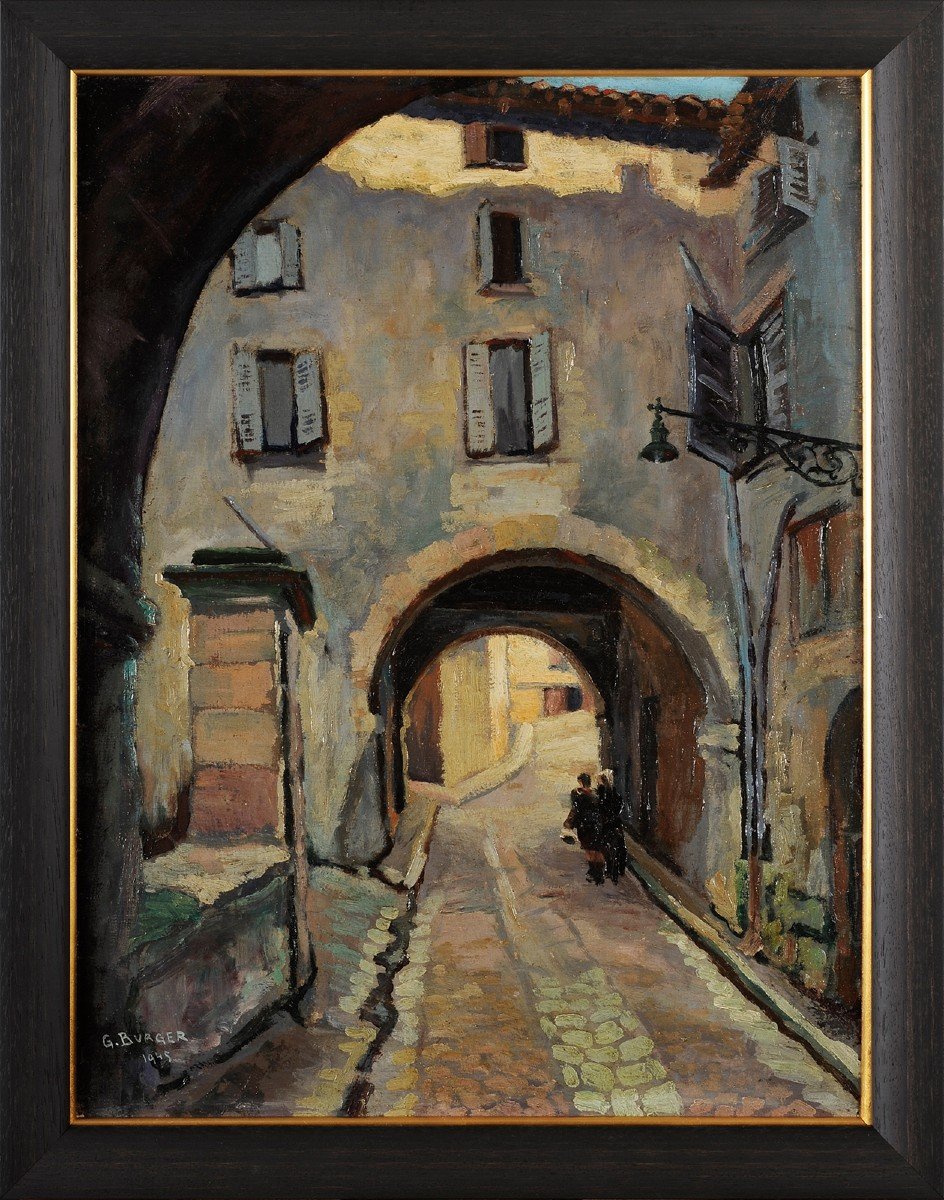 Georges Burger (1902-1983) Rue Du Niveau In Périgueux Dordogne