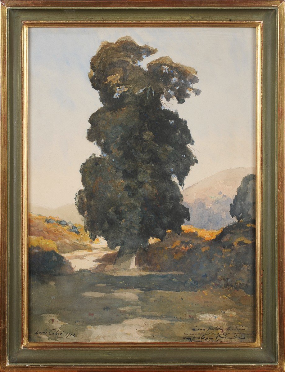 Louis Cabié (1853-1939) Oak In Eymoutiers Haute Vienne-photo-2