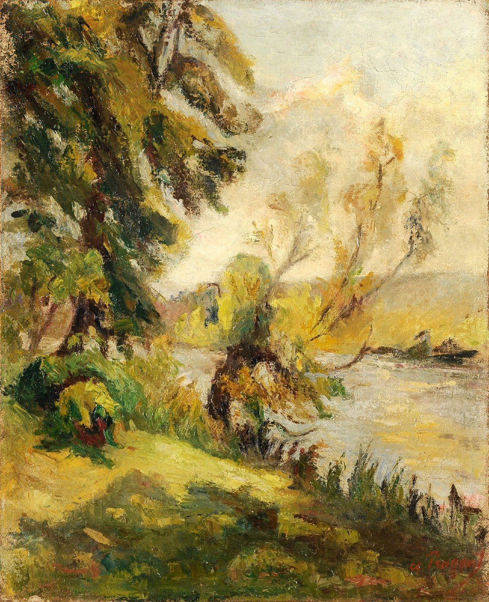 André Prugent (1882-1965) L’Isle à Barbabé - Trélissac Périgueux