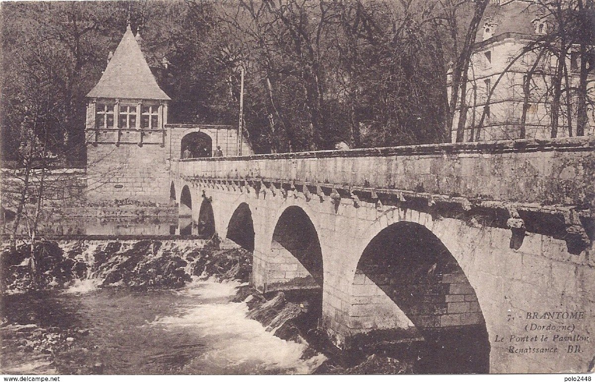 Robert Dessales-quentin (1885-1958) Renaissance Pavilion And Bent Bridge In Brantôme Dordogne-photo-4