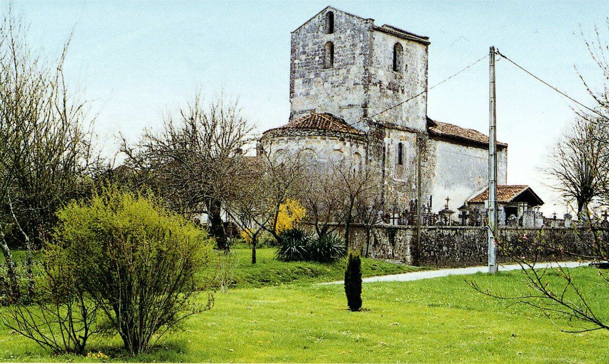 Robert Dessales-quentin (1885-1958) The Church Of Cantillac Dordogne Périgord-photo-1