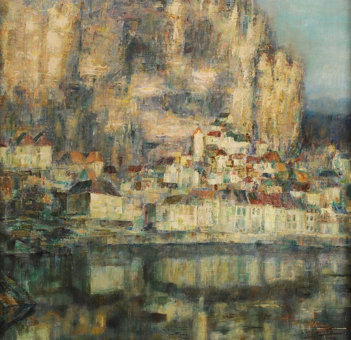 Henk Fortuin (1916-2007) La Roque Gageac Dordogne