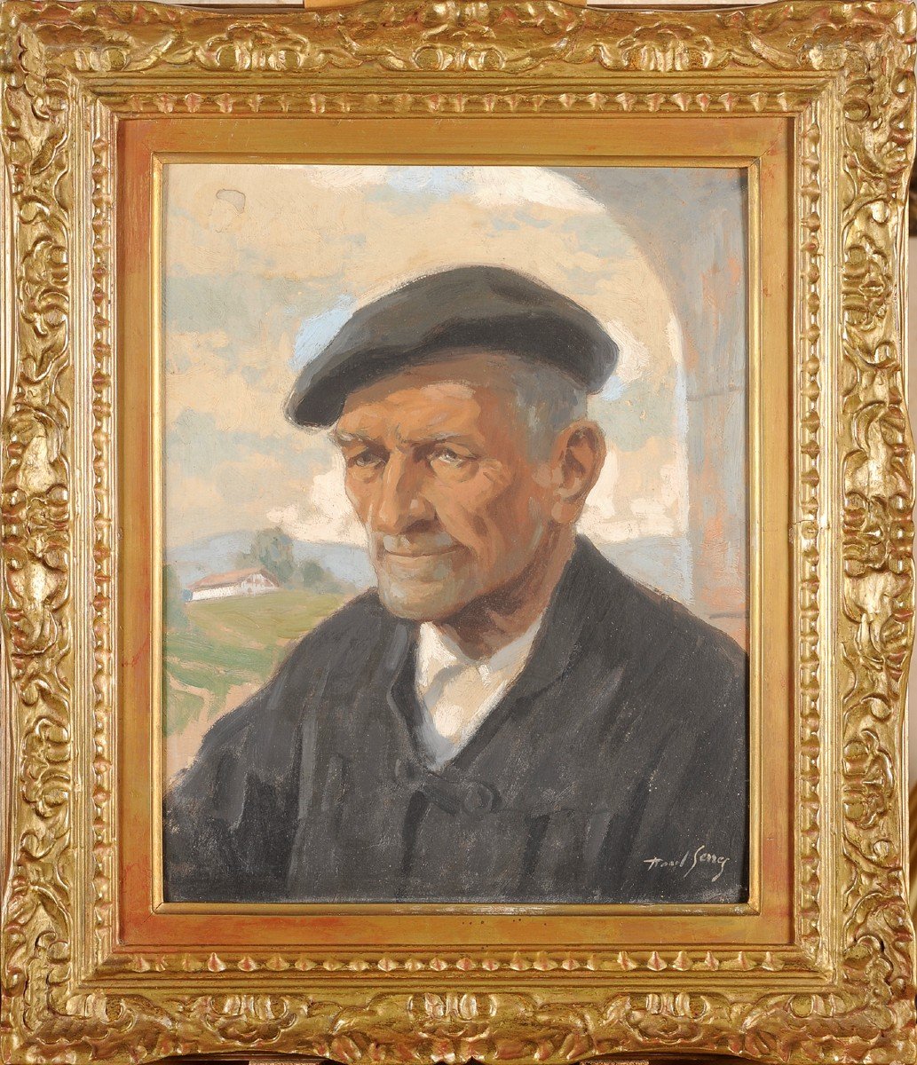 Raoul Serres (1881-1971) Portrait d’un basque-photo-2