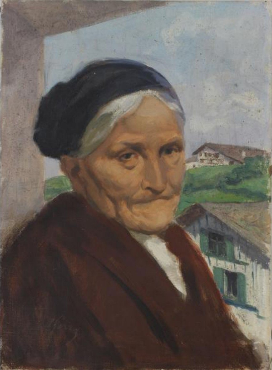 Raoul Serres (1881-1971) Portrait d’un basque-photo-3