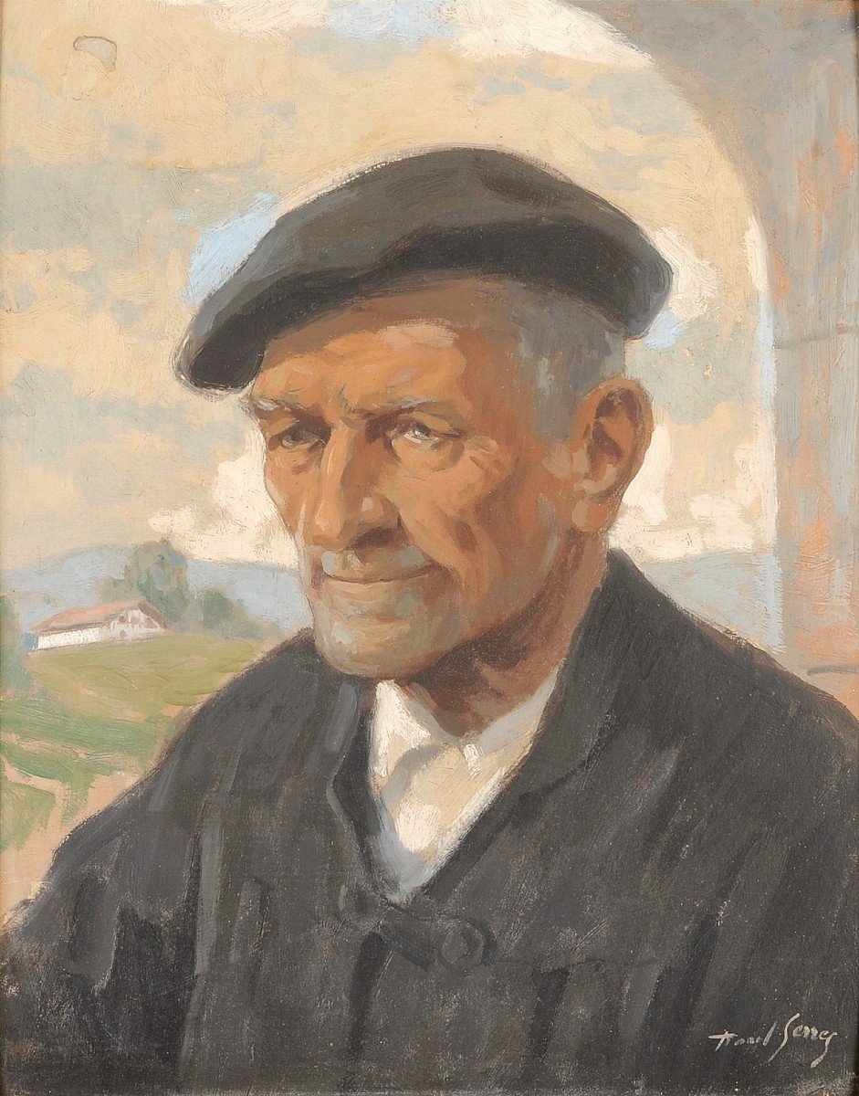 Raoul Serres (1881-1971) Portrait d’un basque