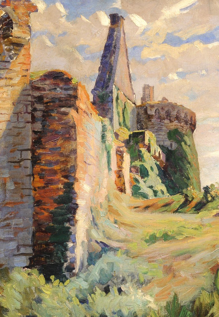 Louis Desbois (1878-1937) Château de Suscinio Bretagne Presqu'île de Ruiz-photo-2