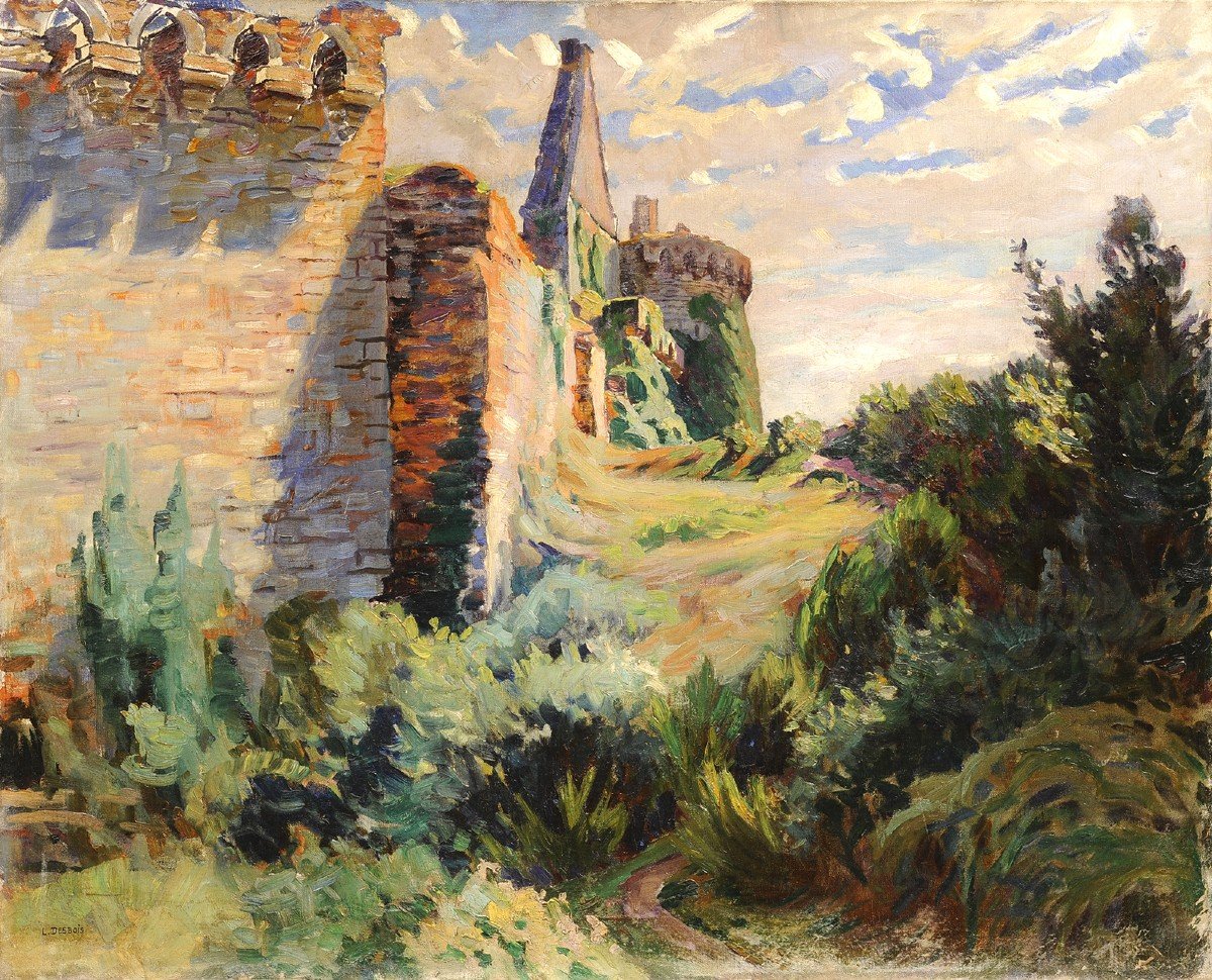 Louis Desbois (1878-1937) Château de Suscinio Bretagne Presqu'île de Ruiz