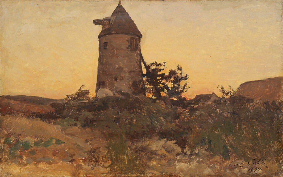 Louis Cabié (1853-1939) Moulin à Clisson Loire Atlantique Sèvre Bretagne