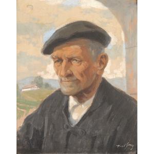 Raoul Serres (1881-1971) Portrait d’un basque