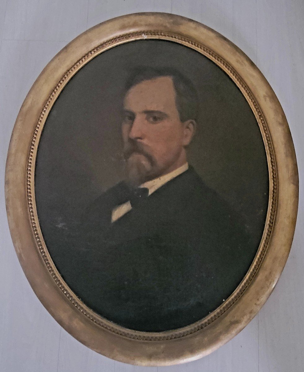 Painting Portrait Of A Man 19th Century