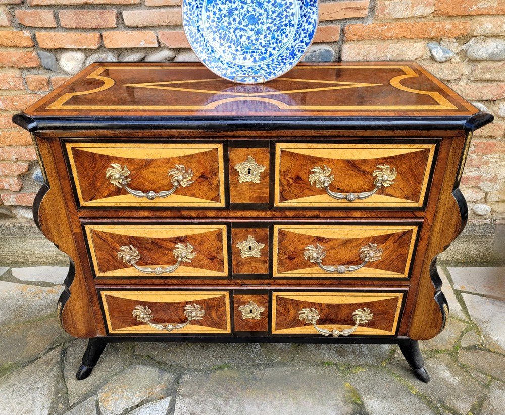 Petite commode Mazarine de style Louis XIV