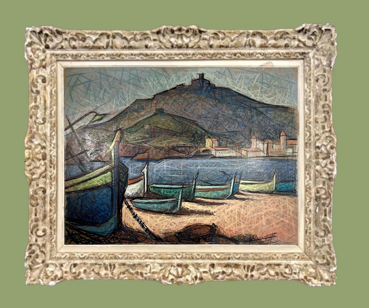 Barques Catalane à Collioure par Luis CLARAMUNT