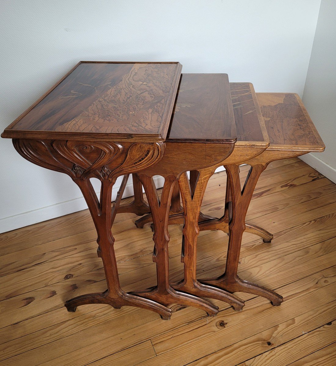 Emile Gallé Nesting Tables