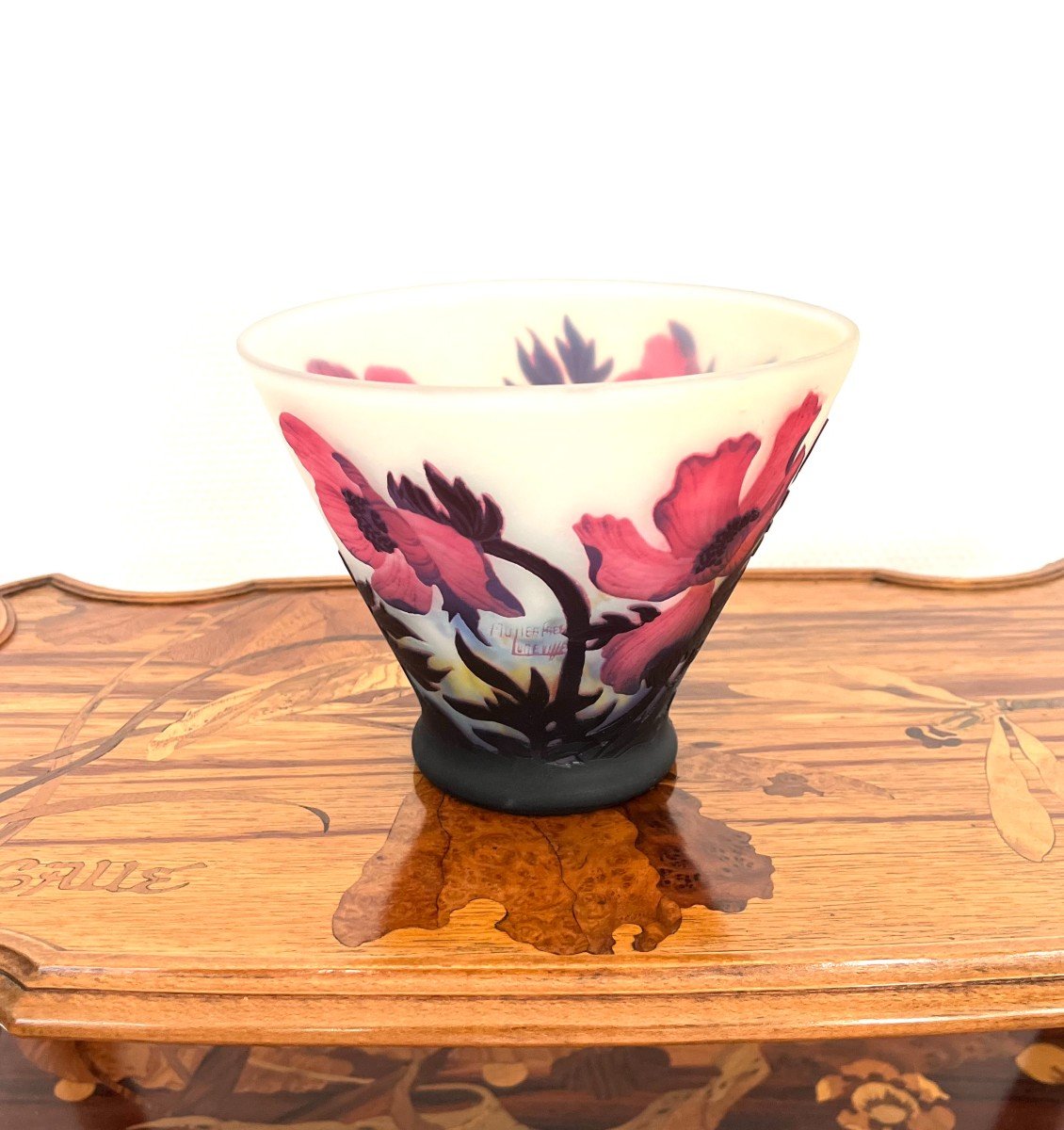 Muller Frères "anemones" Vase-photo-4