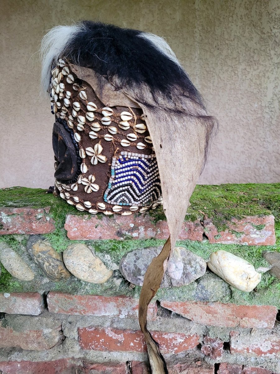 African Mask From Congo "kuba Ethnic Group - Kinshasa Region"-photo-1