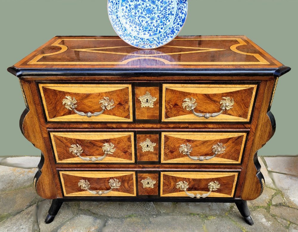 Louis XIV Style Mazarine Chest Of Drawers-photo-2