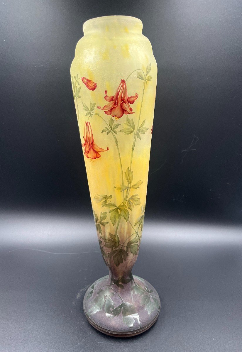 Daum Columbine Vase -photo-2