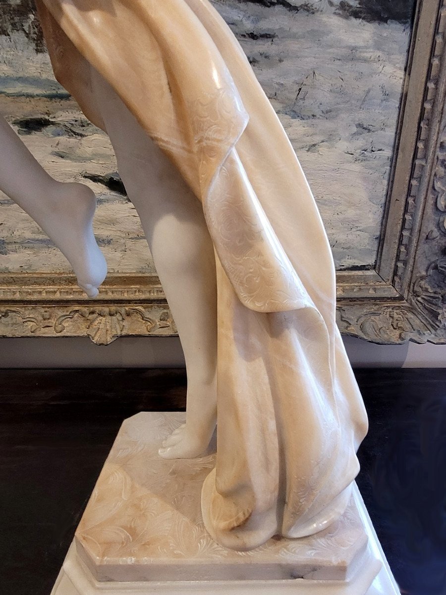 Alabaster And Onyx Sculpture By Tancredi Pozzi-photo-2