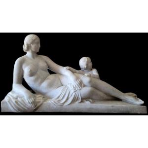 Sculptute marbre Auguste GUENOT