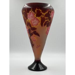 Emille Gallé "bignone" Vase