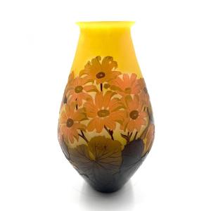 Emille Gallé Gerbera Vase 