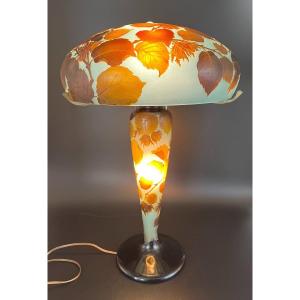 Emile Gallé "hazelnut" Lamp