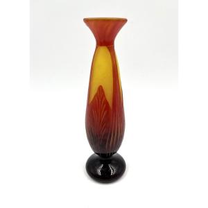 French Glass Vase 