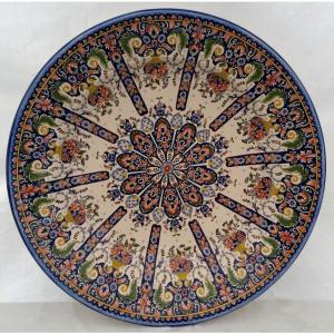 Large Earthenware Dish From Rouen