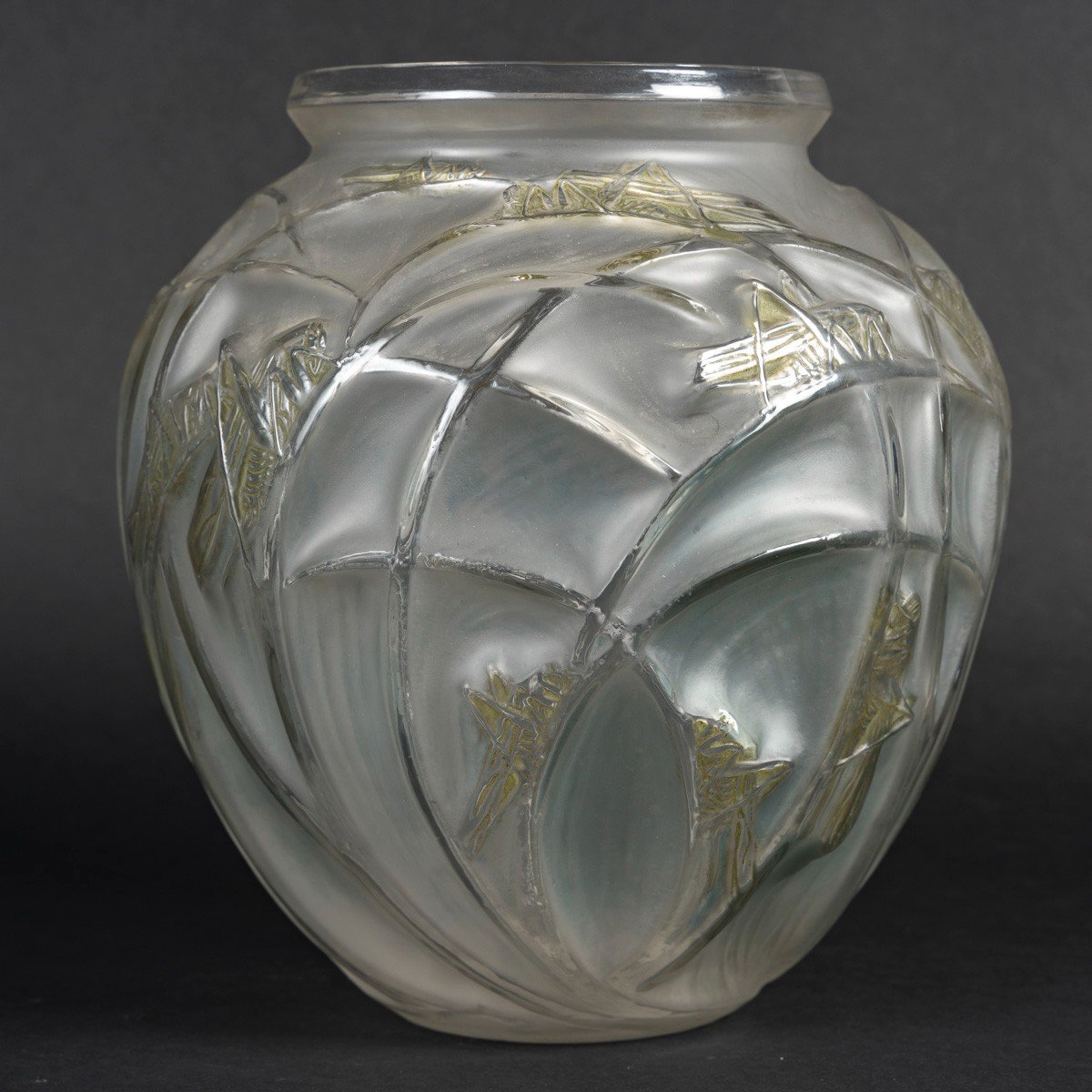 René Lalique Vase  Sauterelles-photo-3