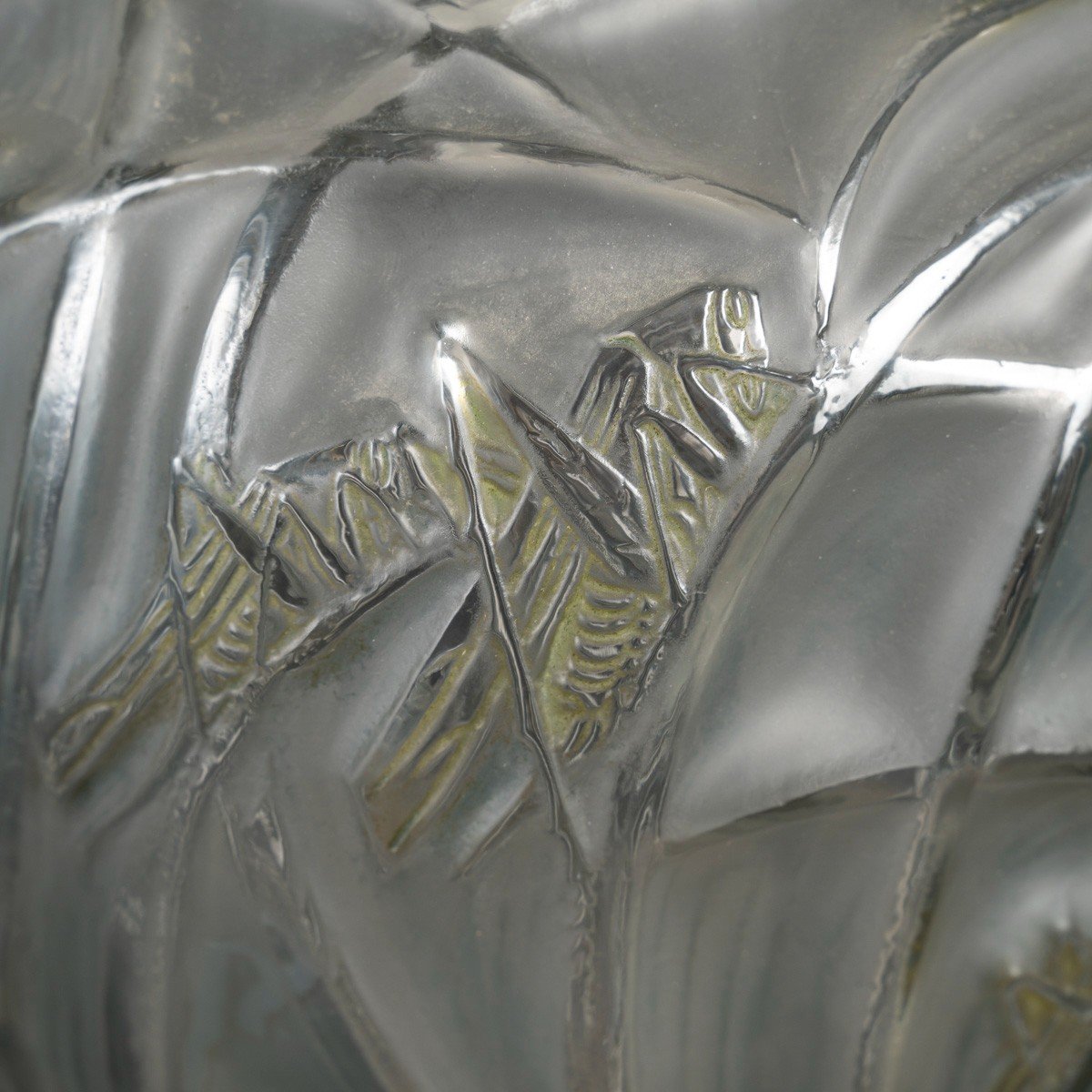 René Lalique Vase  Sauterelles-photo-2