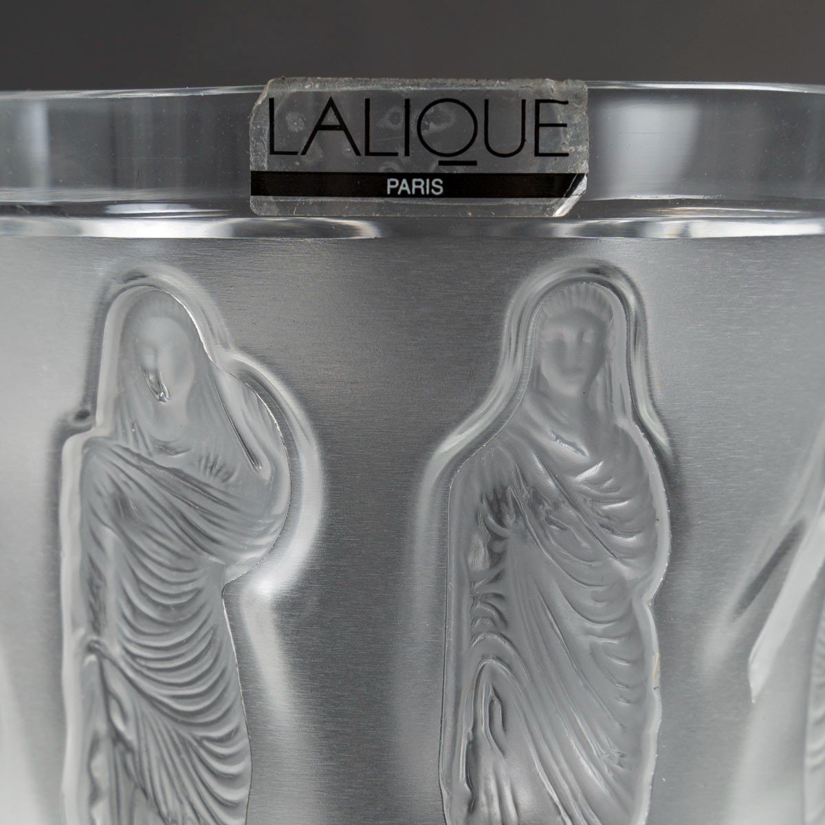 Maison Lalique France Service à Wisky Modèle "Femmes à l'Antique" et Plateau "Saint-Malo"-photo-7