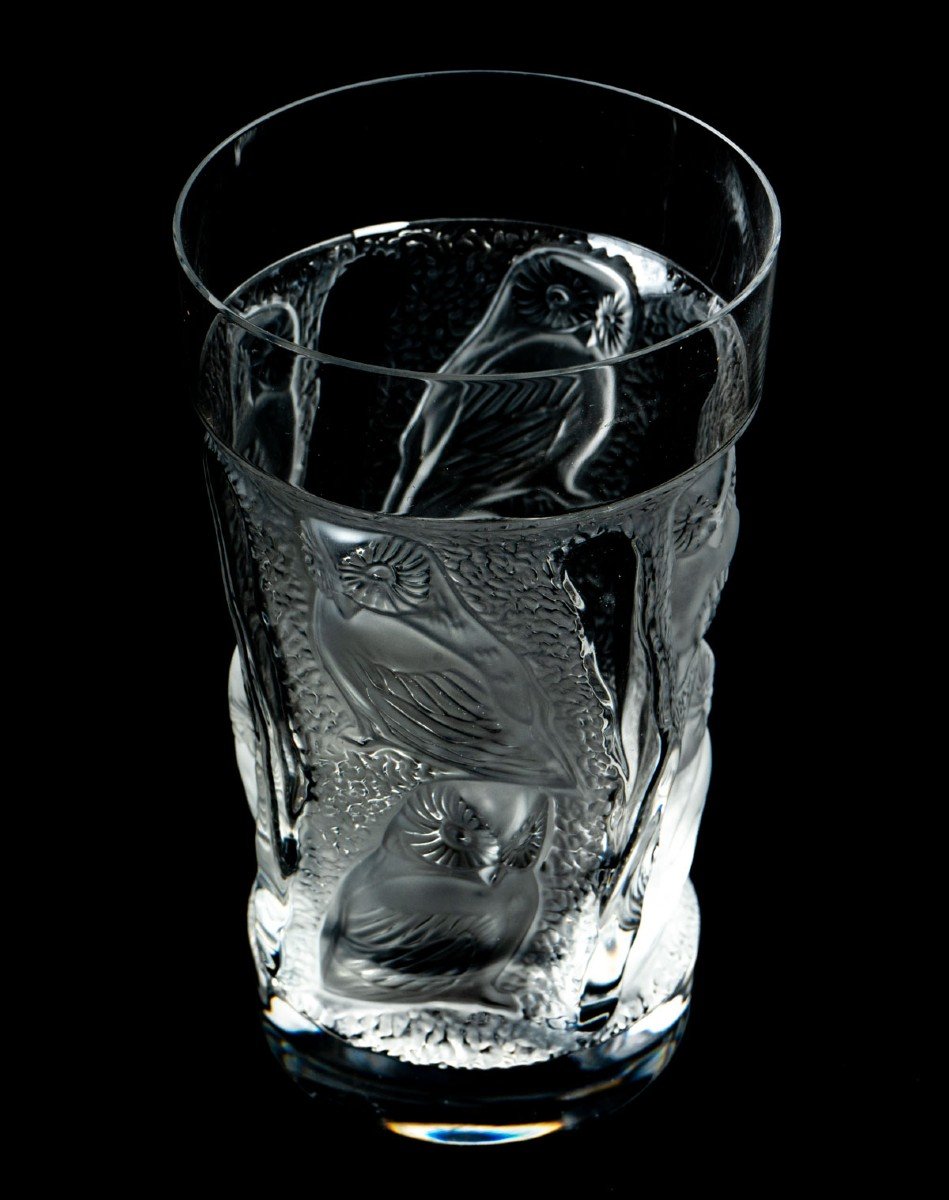 Lalique Tumblers « hulottes »-photo-4