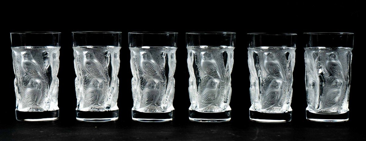 Lalique Tumblers « hulottes »