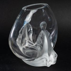 Maison Lalique, vase "Garance" crée par Marie Claude Lalique (descendante de René Lalique)