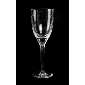 Lalique France "smiling Angel" Champagne Glass