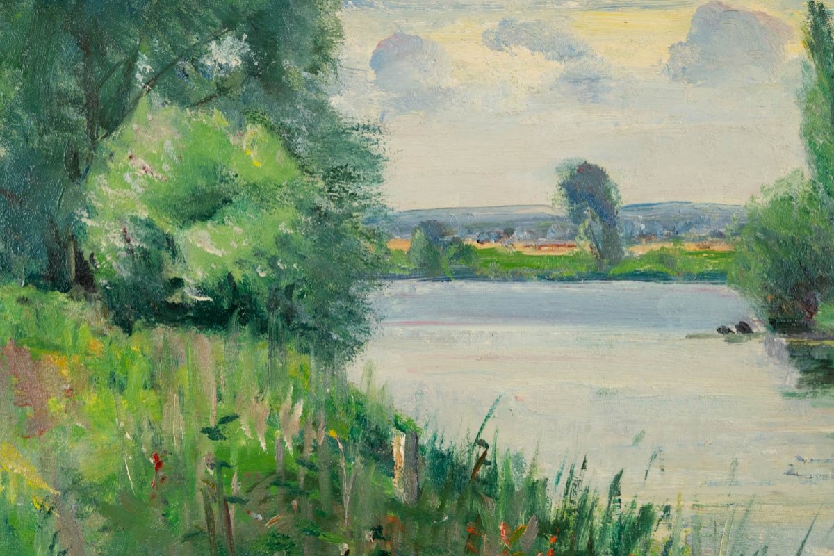 André-léon Vivrel (1886-1976) : Bras De Seine-photo-1