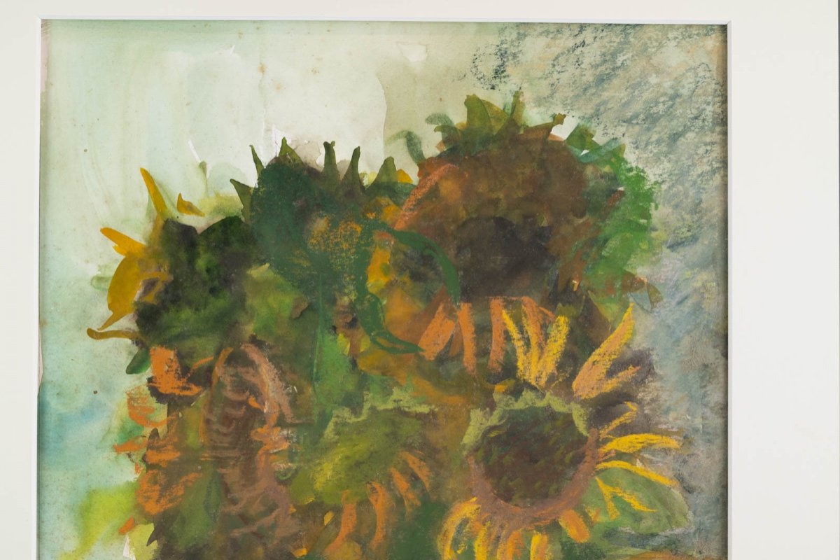 Arthur Van Hecke (1924-2003) - The Sunflowers-photo-3