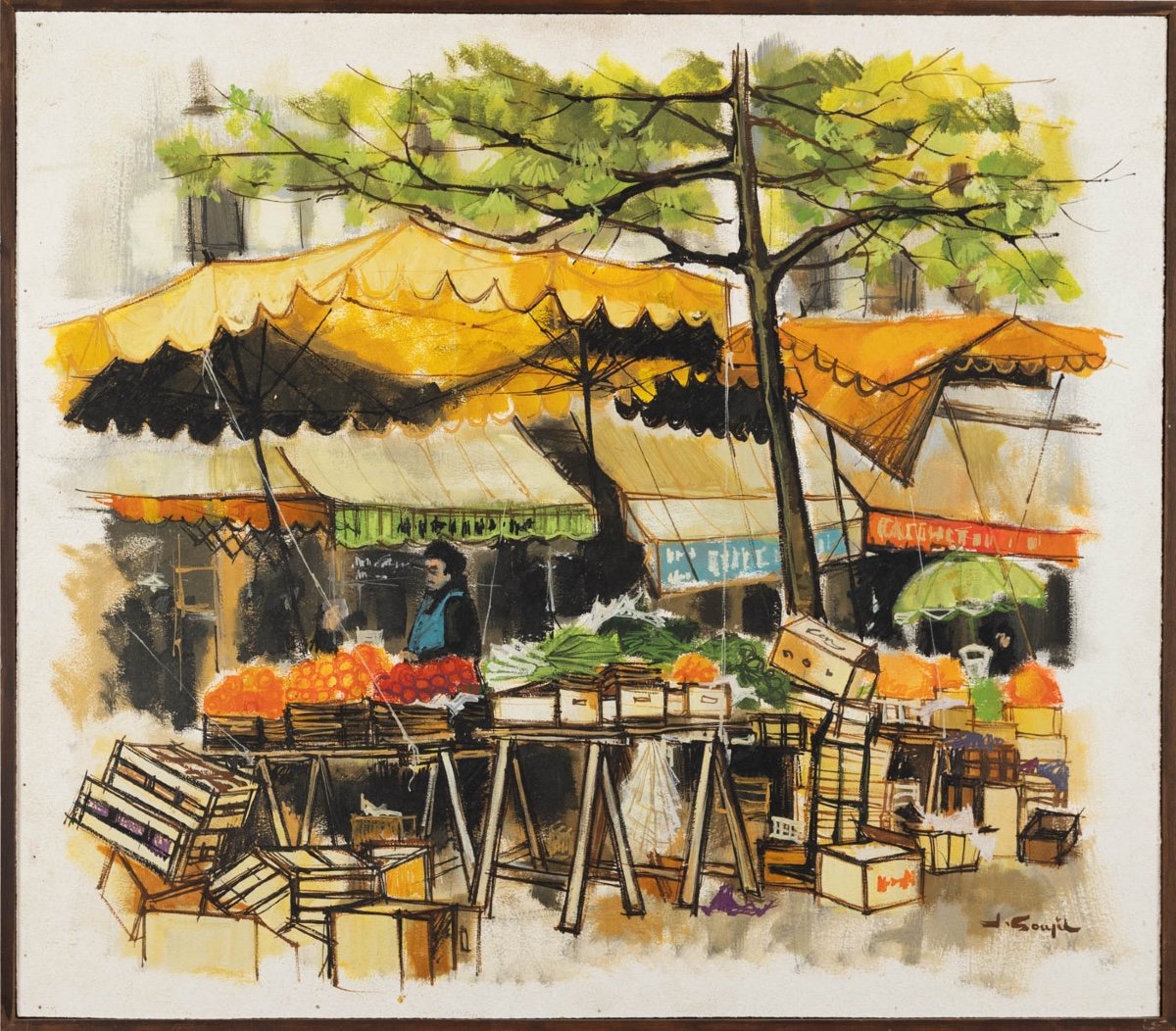 Jacques Goupil (1934-2021) : Place Saint Médard-photo-2