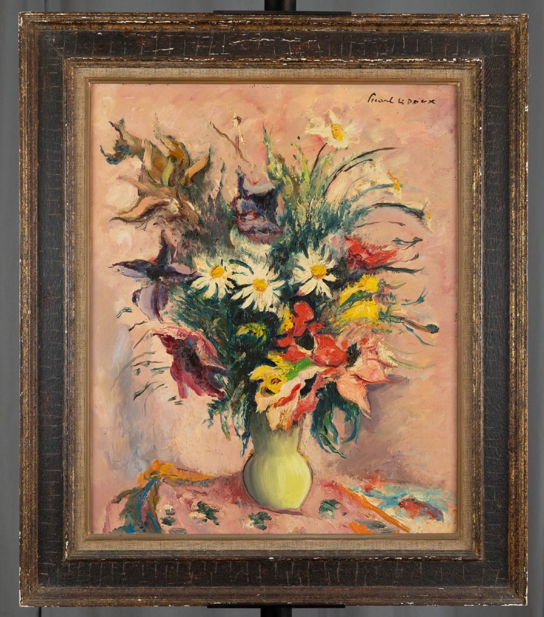 Charles Picart The Gentle (1881-1959): Bouquet Of Flowers-photo-6