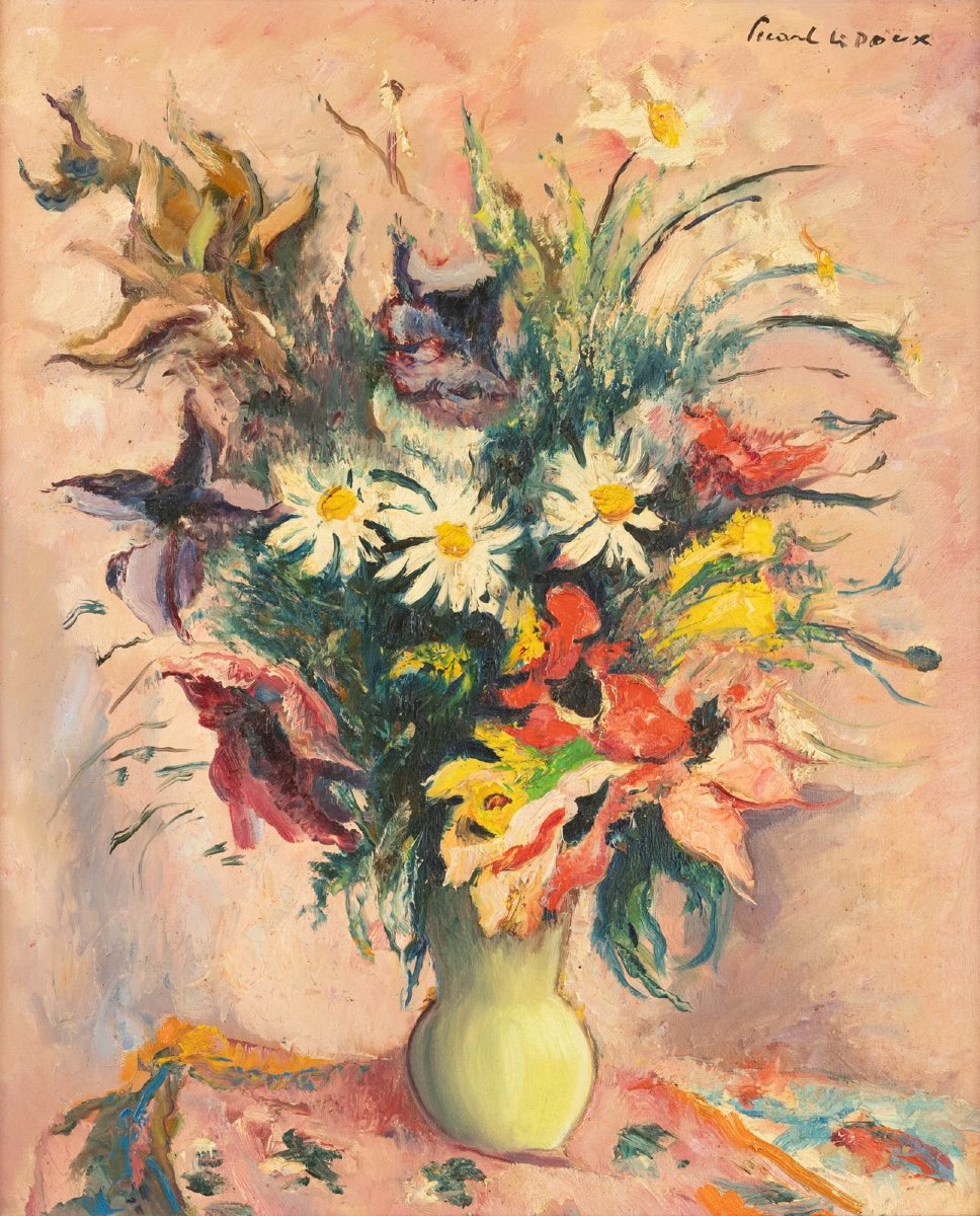 Charles Picart The Gentle (1881-1959): Bouquet Of Flowers