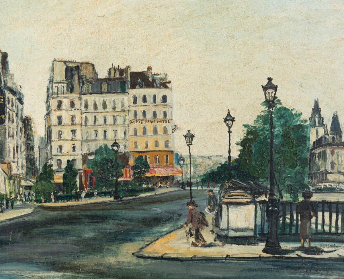 Pierre Farge (1878-1947): Paris, The Quays-photo-4