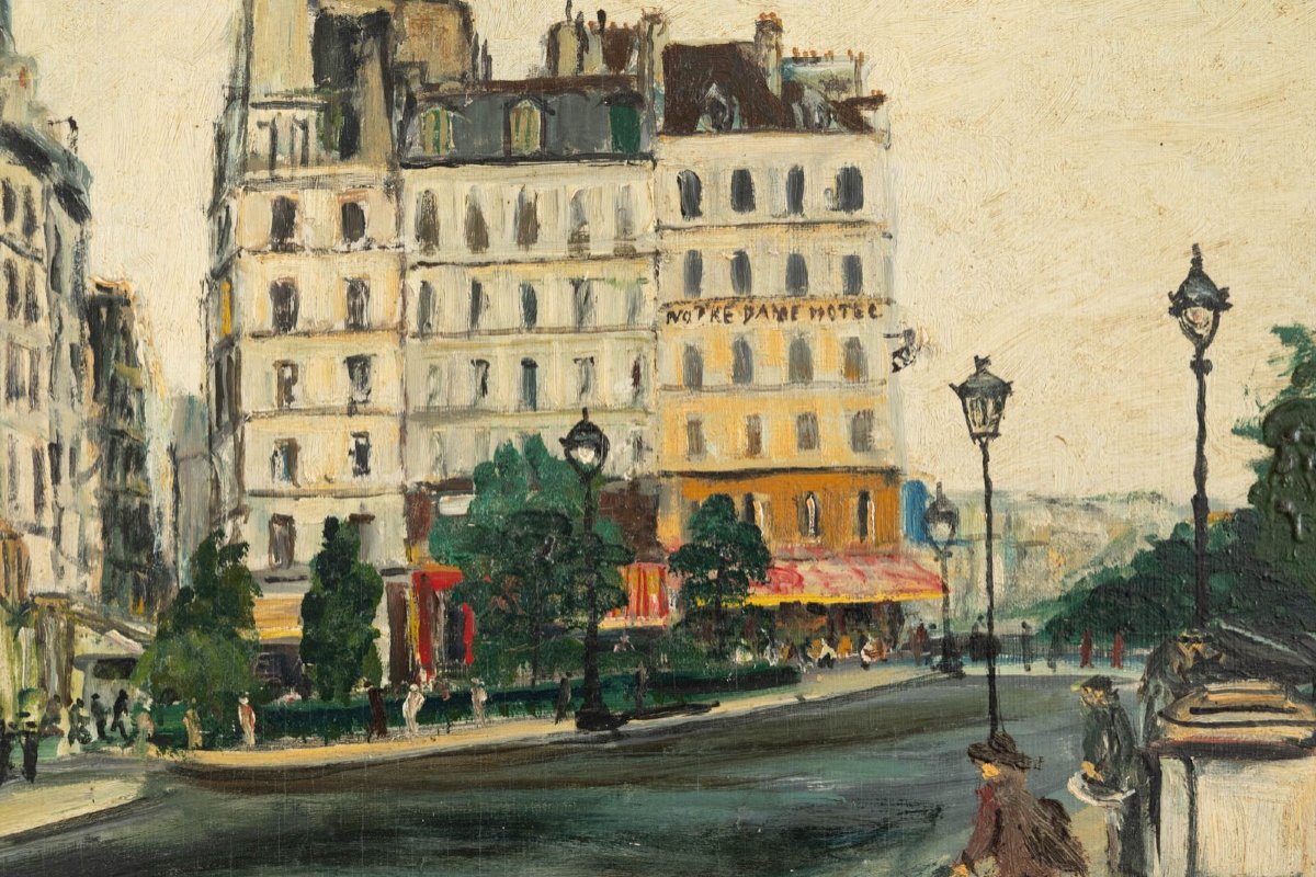 Pierre Farge (1878-1947): Paris, The Quays-photo-3