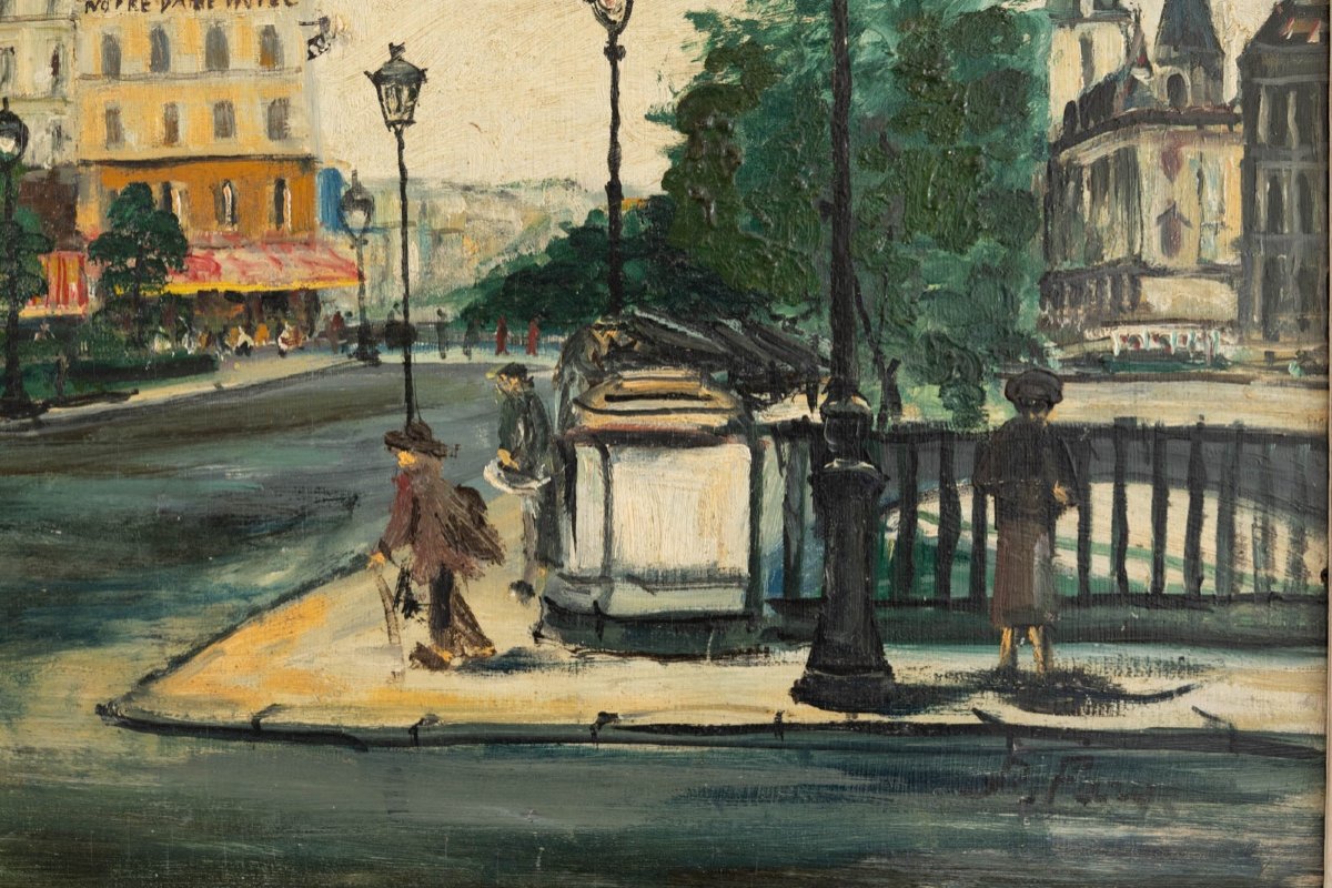 Pierre Farge (1878-1947): Paris, The Quays-photo-4