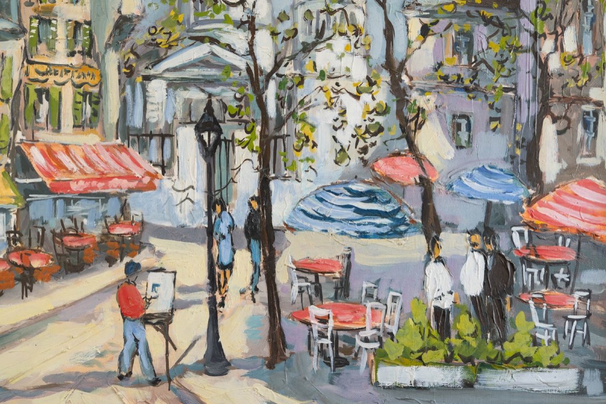 Yves Lac (1944-2021): Place Du Tertre-photo-1