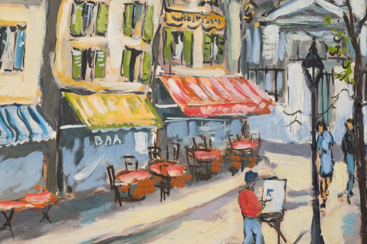 Yves Lac (1944-2021): Place Du Tertre-photo-2