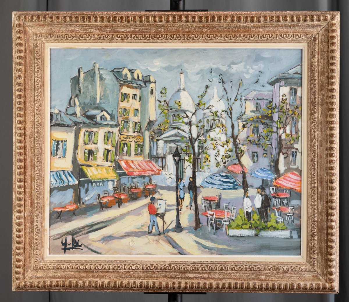 Yves Lac (1944-2021)  : Place Du Tertre-photo-5