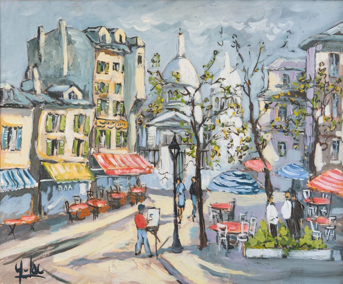 Yves Lac (1944-2021)  : Place Du Tertre